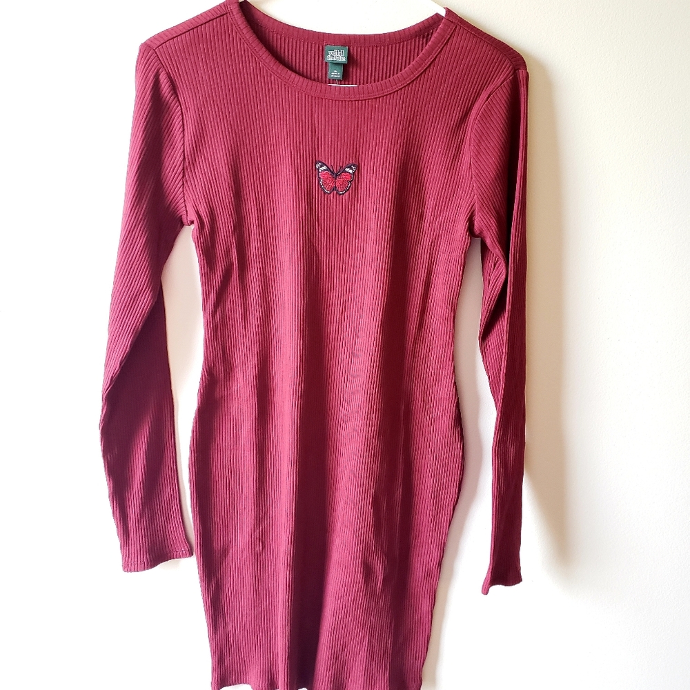 Ribbes Red butterfly dress